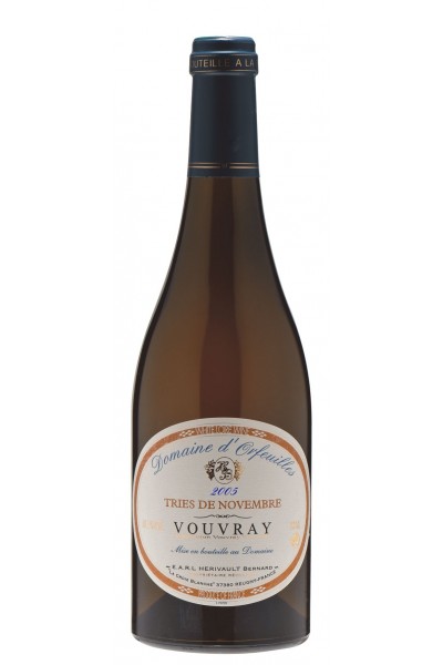 Domaine d'Orfeuilles - Vouvray - Tries de Novembre - 2005